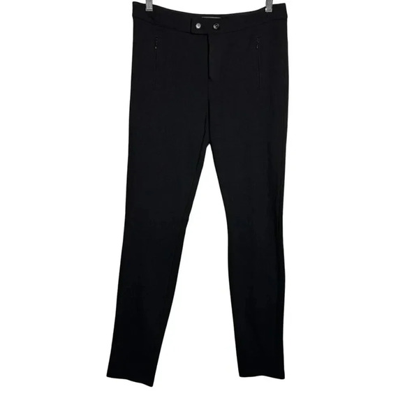 VINCE Black ponte knit skinny riding pants womens size 8 - Picture 9 of 9
